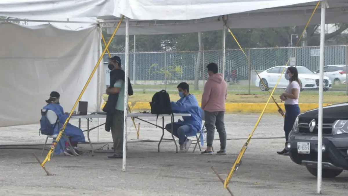 pruebas Covid-19 del Parque Tabasco