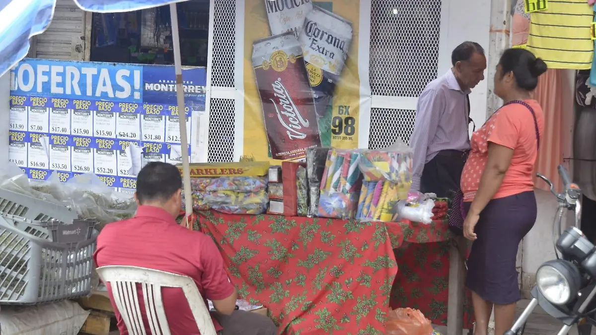 Sin regular venta de pirotecnia en Tabasco