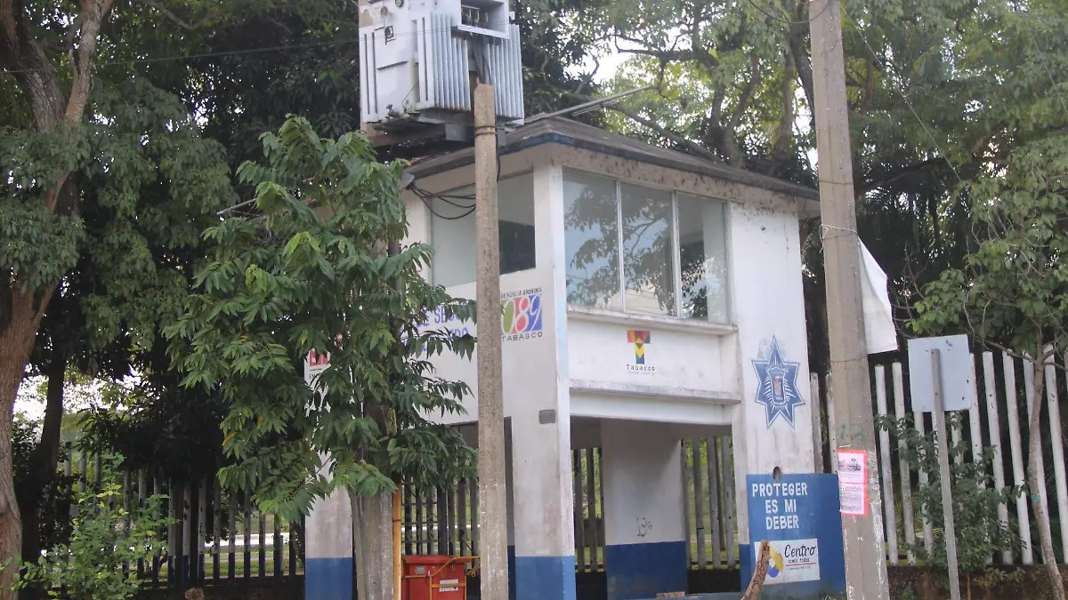 Casetas de policías en Villahermosa: Abandonadas e infuncionales