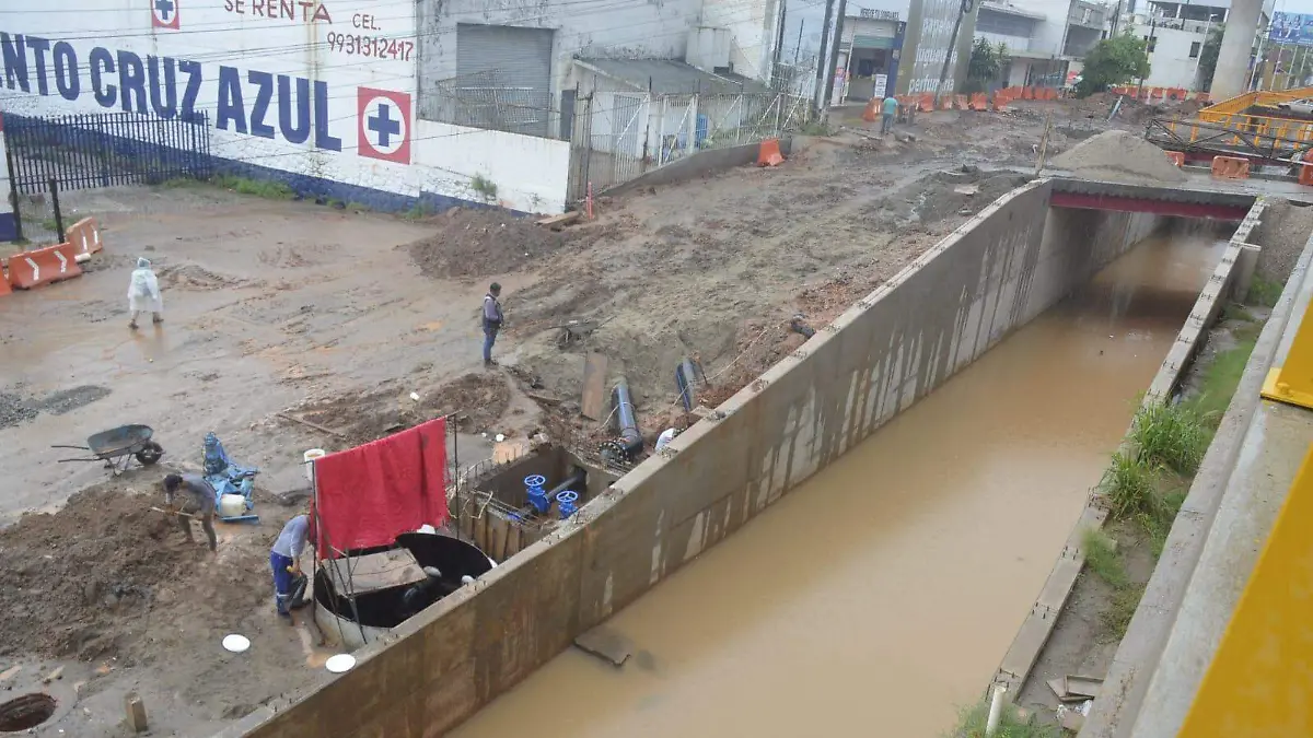 obras públicas en Tabasco