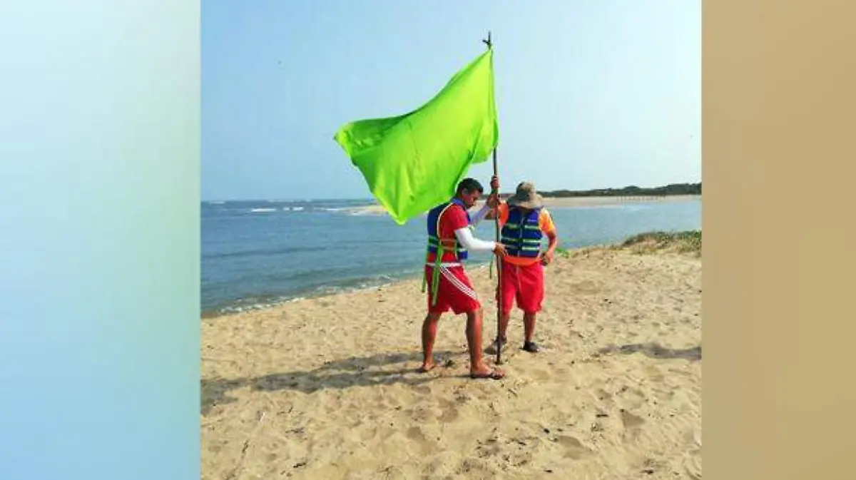 Colocan-bandera-verde-en-playas