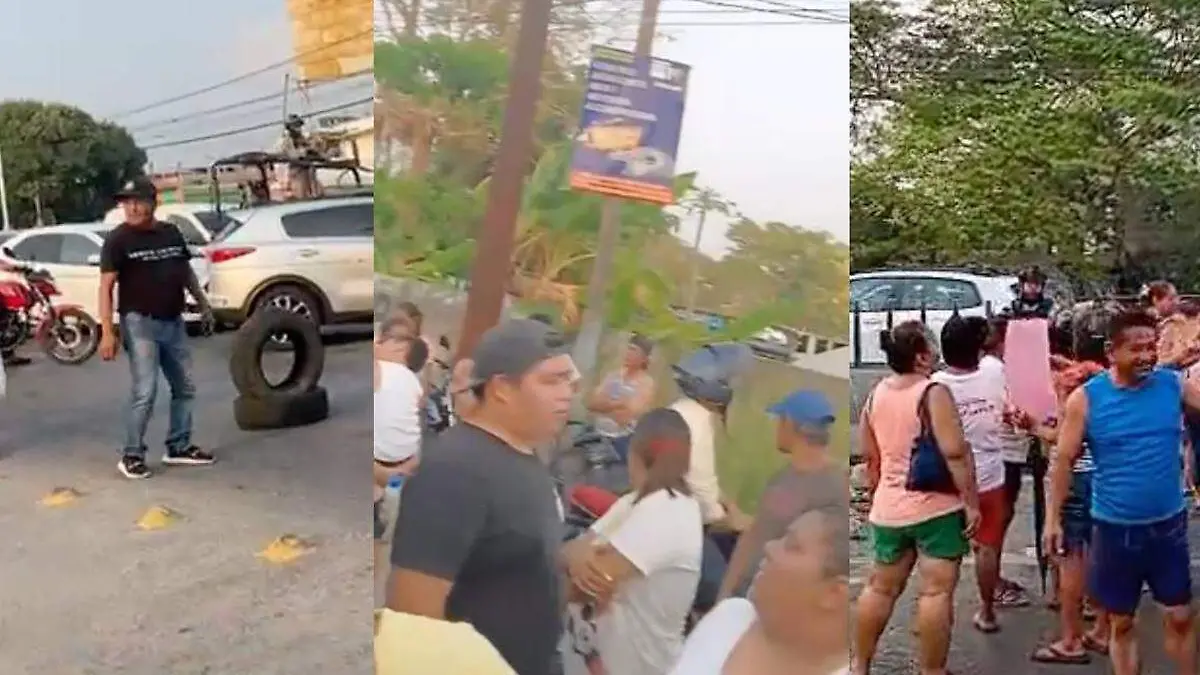 Personas-Bloquean-Por-Apagones-En-Villahermosa
