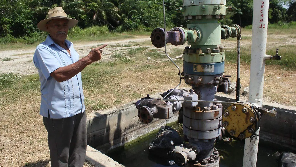 Contaminación Pemex Cunduacán pera fuga de gas Capu