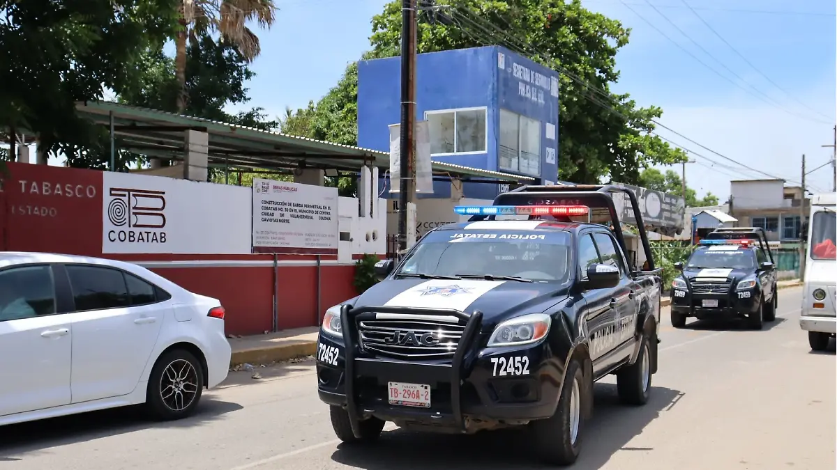 policía patrulla tabasco