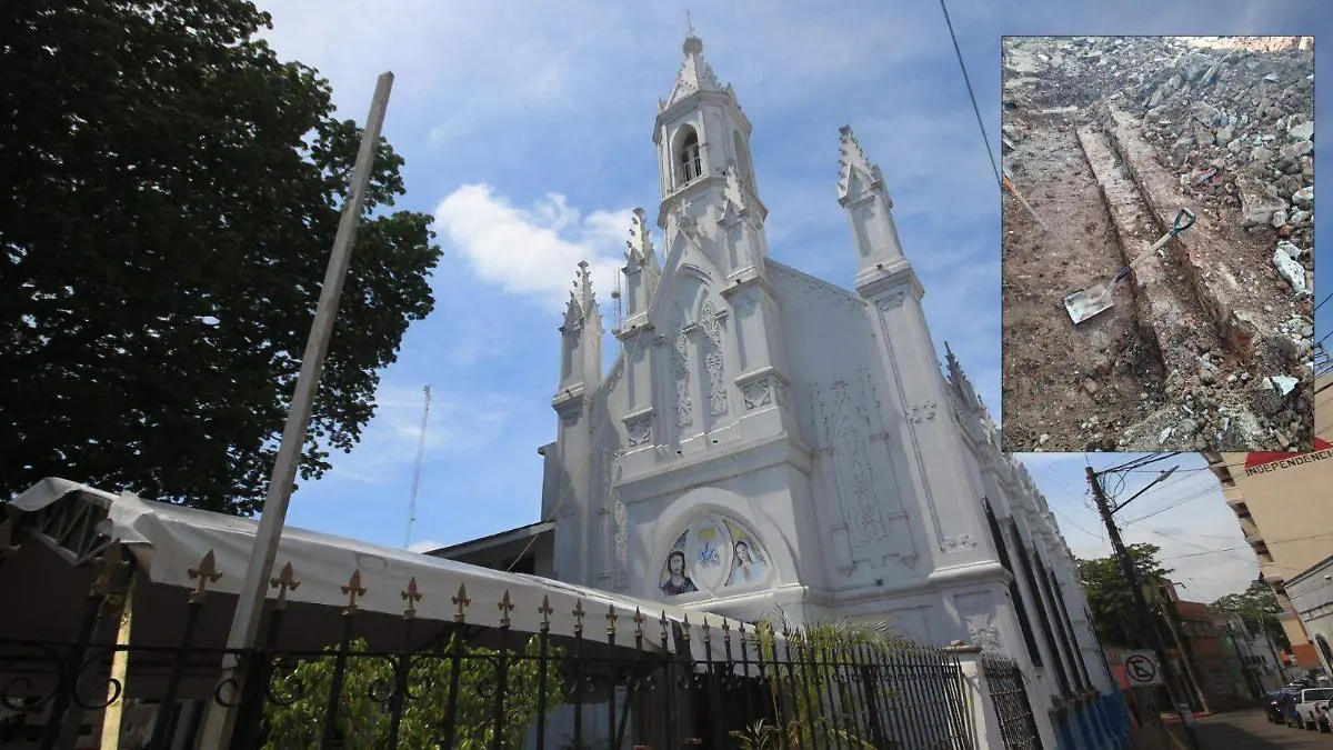 excavación de iglesia "La Conchita" hngghgh