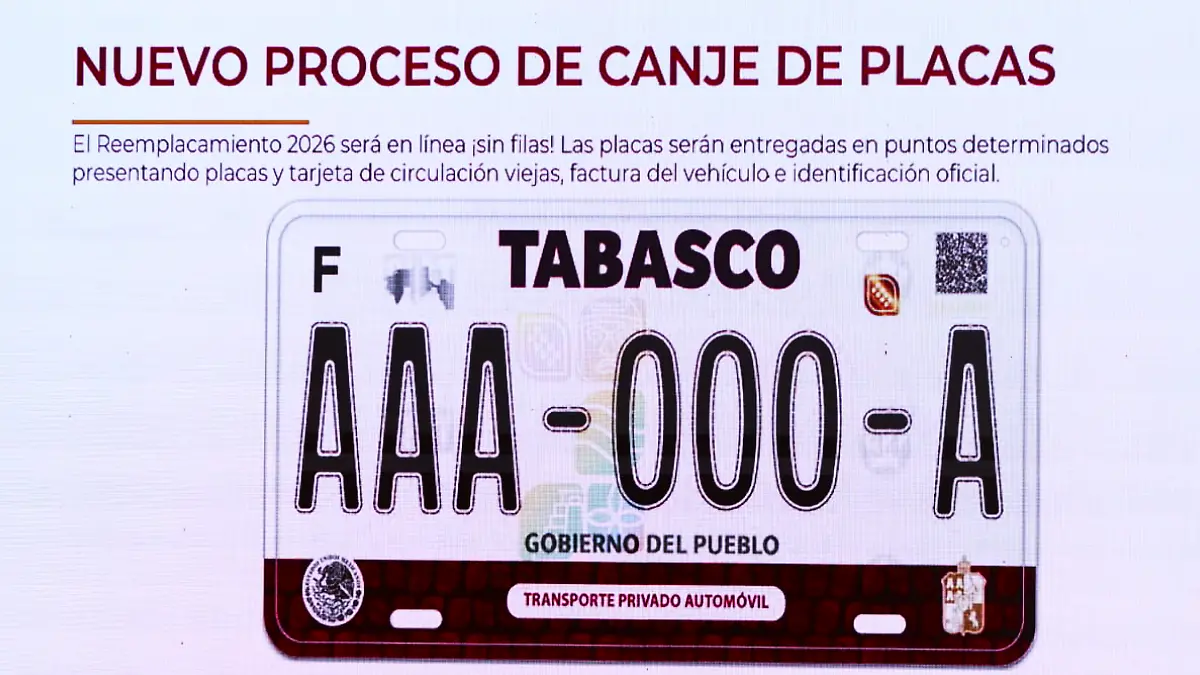 placas Tabasco