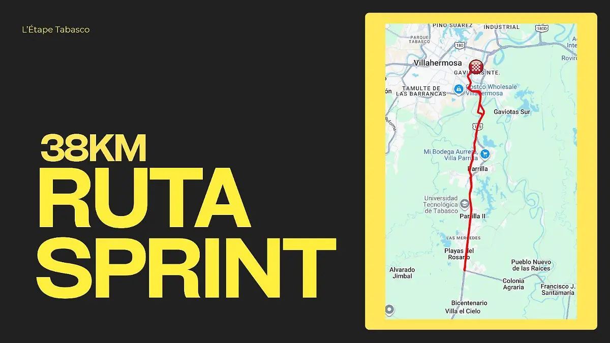 Ruta sprint del evento L’Étape