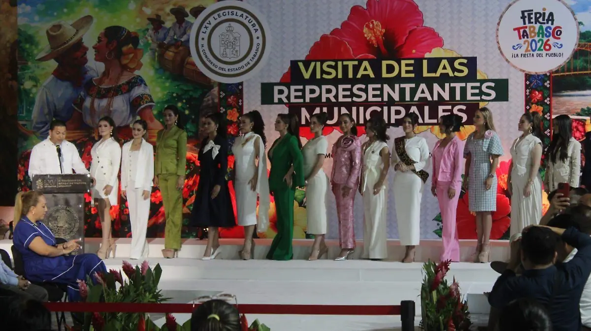 Hacen su arribo al congreso del estado representantes municipales de la feria tabasco 2026-javier chavez (9)