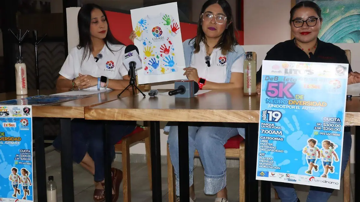 rueda de prensa las directoras Monyka Vidal López, Marisabel Menendez Correa  (CISADI)además de Pedro Aguirre Garcia del Club Venados-MARCO LOPEZ (5)