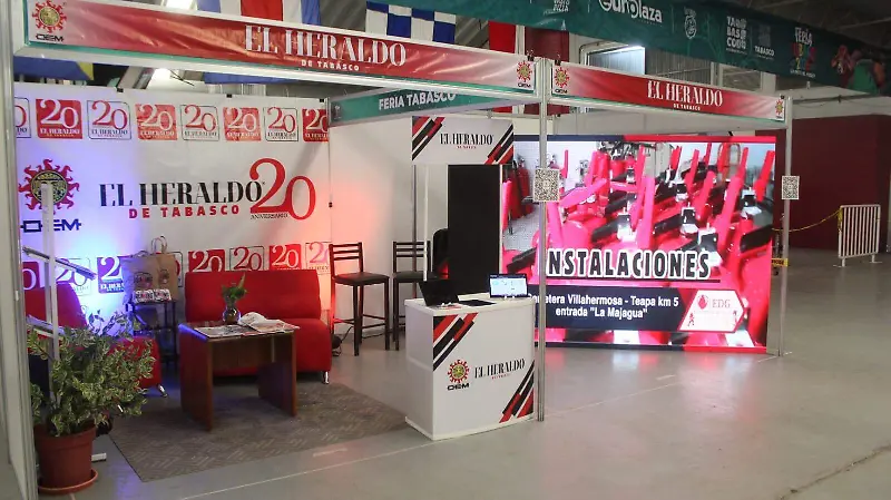 Stand Feria El Heraldo de Tabasco