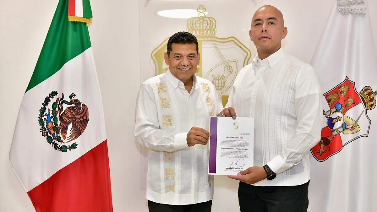 Omar Castañeda Ríos comisionado de la policia estatal