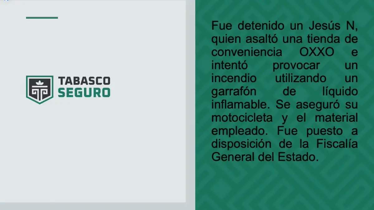captura de pirómano