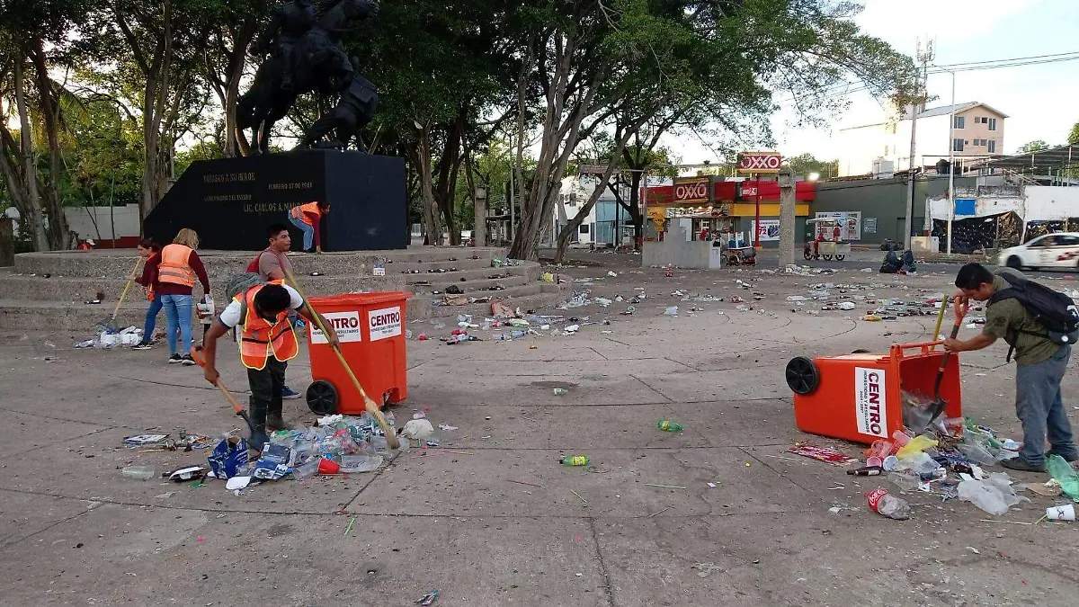 basura centro calles fg