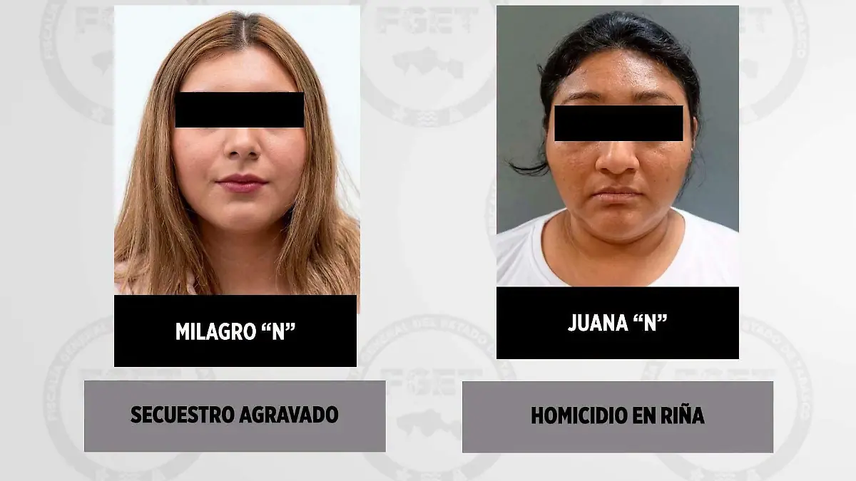 mujeres detenidas