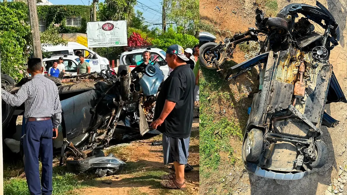 Accidente Villahermosa Teapa collageok
