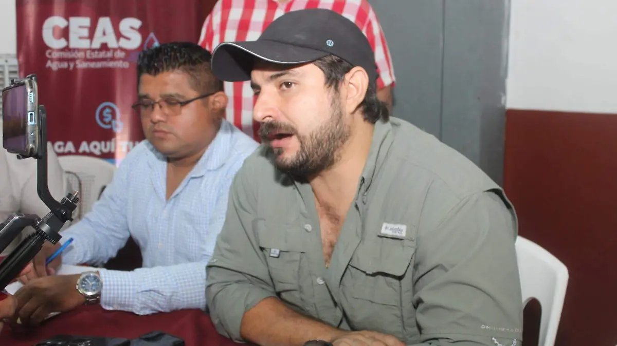 titular de la Comisión Estatal de Agua y Saneamiento (CEAS)   Rashid Valdez Dagdug-javier chavez