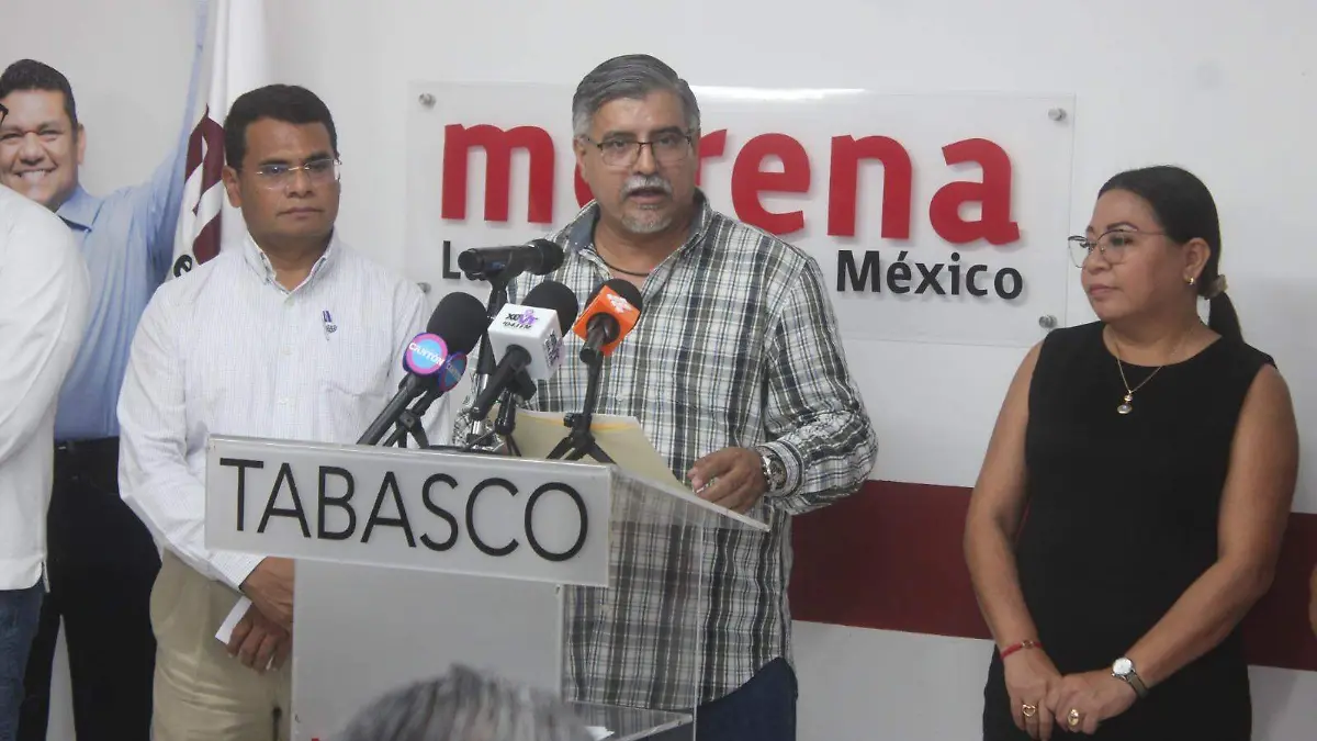 representante electoral y vocero de MORENA Tabasco, Roberto Romero del Valle-javier chavez (1)