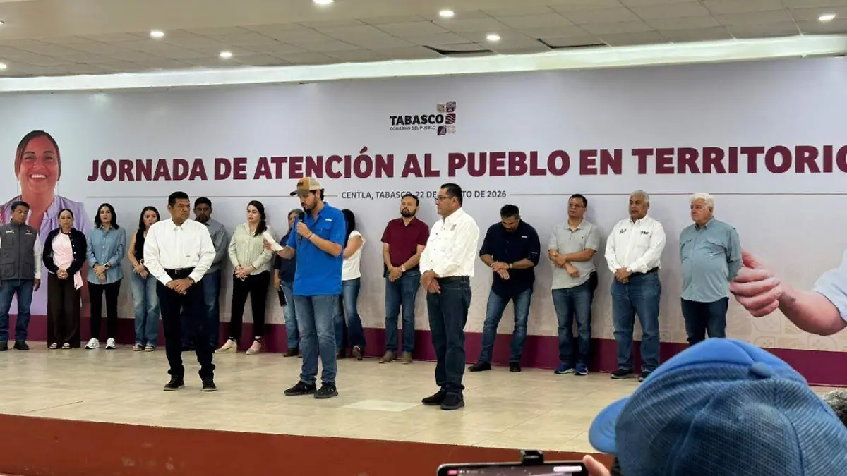 Javier May en Centla