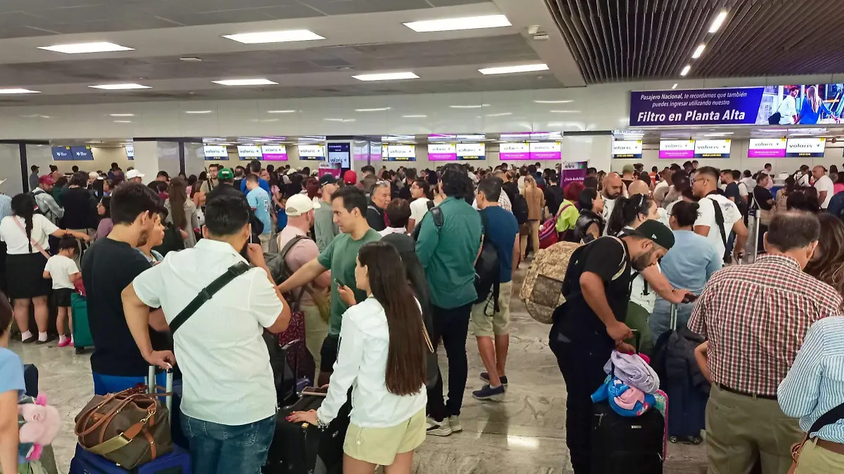 Caos en el Aeropuerto Guadalajara