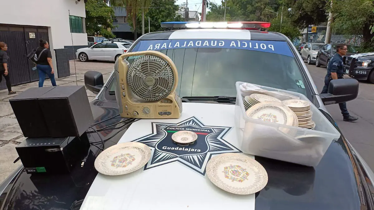 Robos Policía de Guadalajara