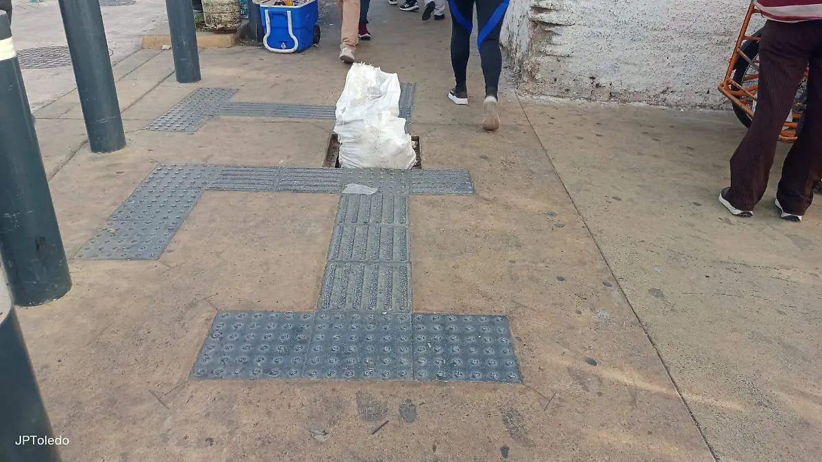 Calles con riesgos