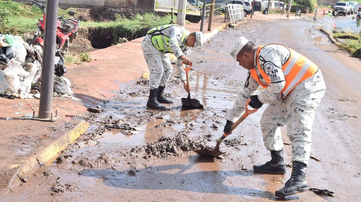 Guardia Nacional apoyo población afectada de Zapotlanejo