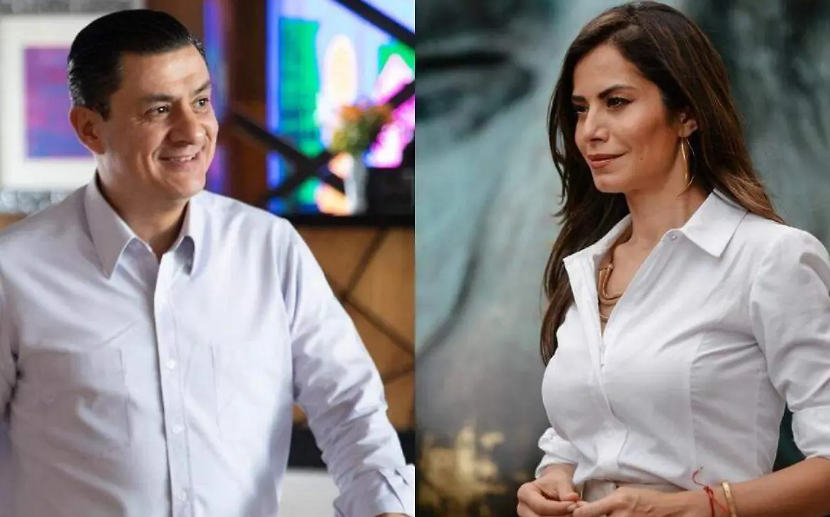 Chema Martínez y Verónica Delgadillo