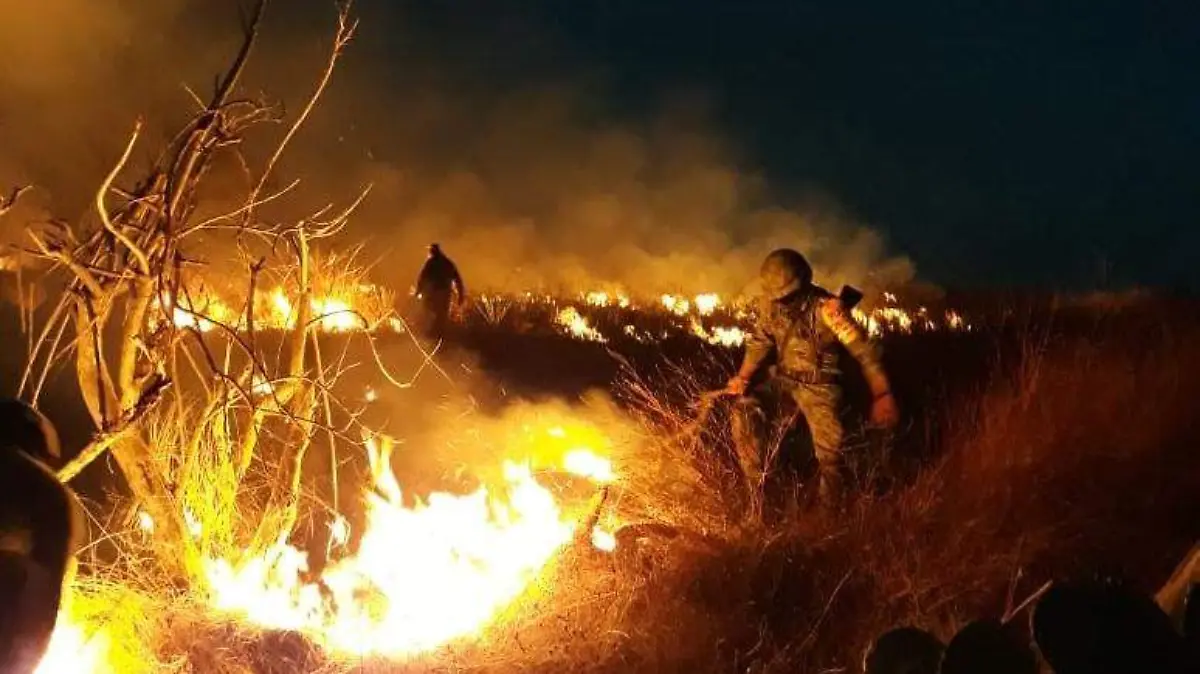 Incendio en Yahualica nueva
