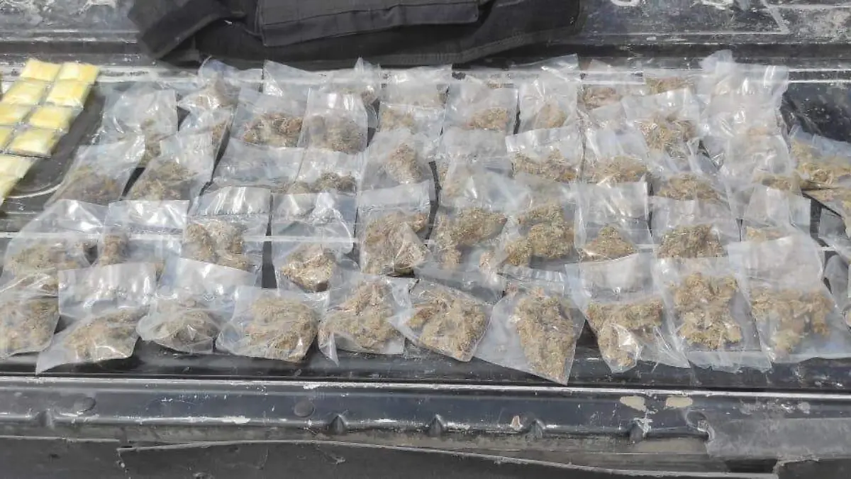 Aseguramiento de droga en Encarnación de Díaz