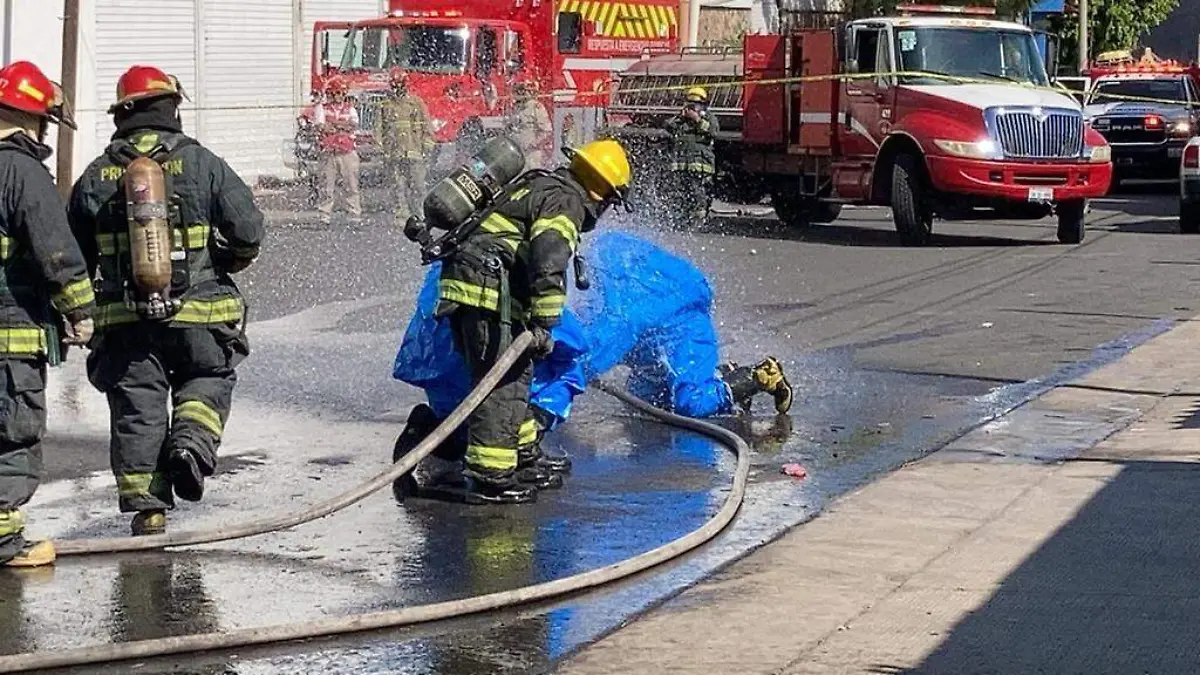 Protección Civil evacuación de personas