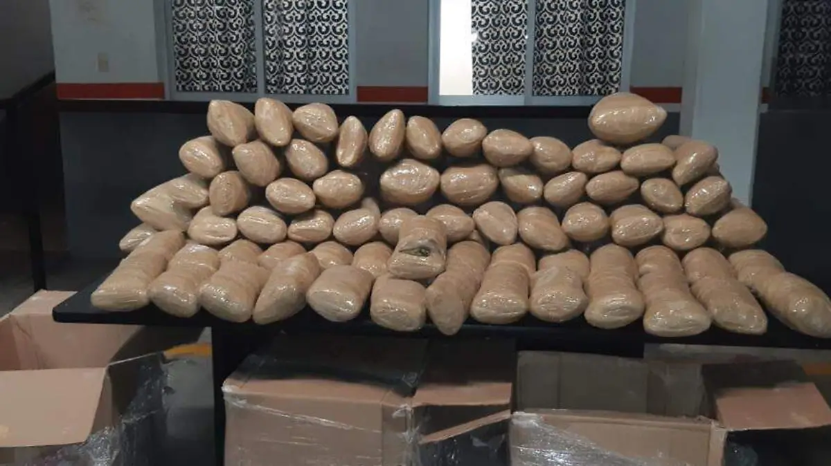 Marihuana asegurada en Tlaquepaque