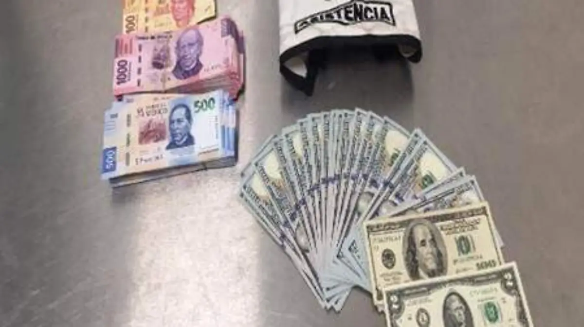 Decomiso droga y dinero Guardia Nacional