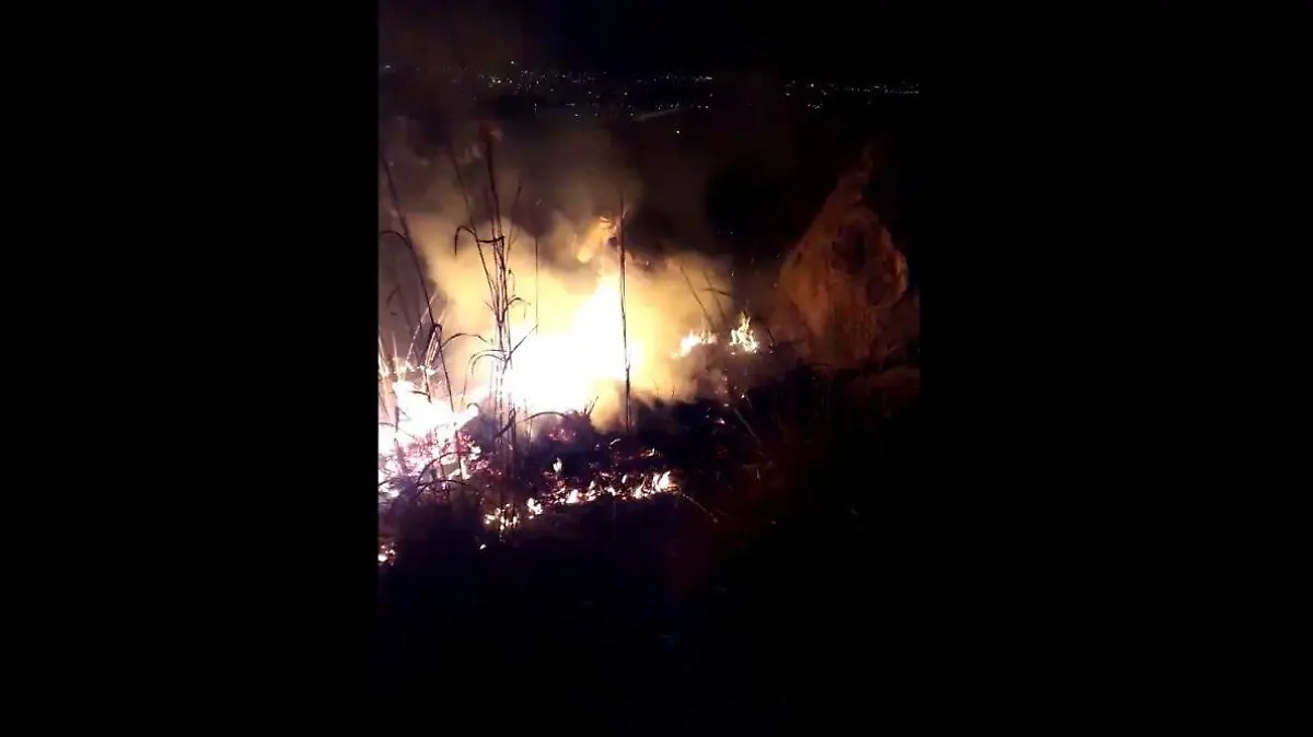 Incendio cerro El Diente
