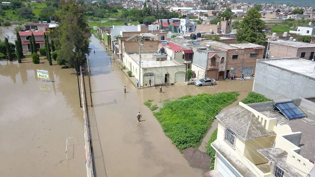Desbordamiento del río San Miguel