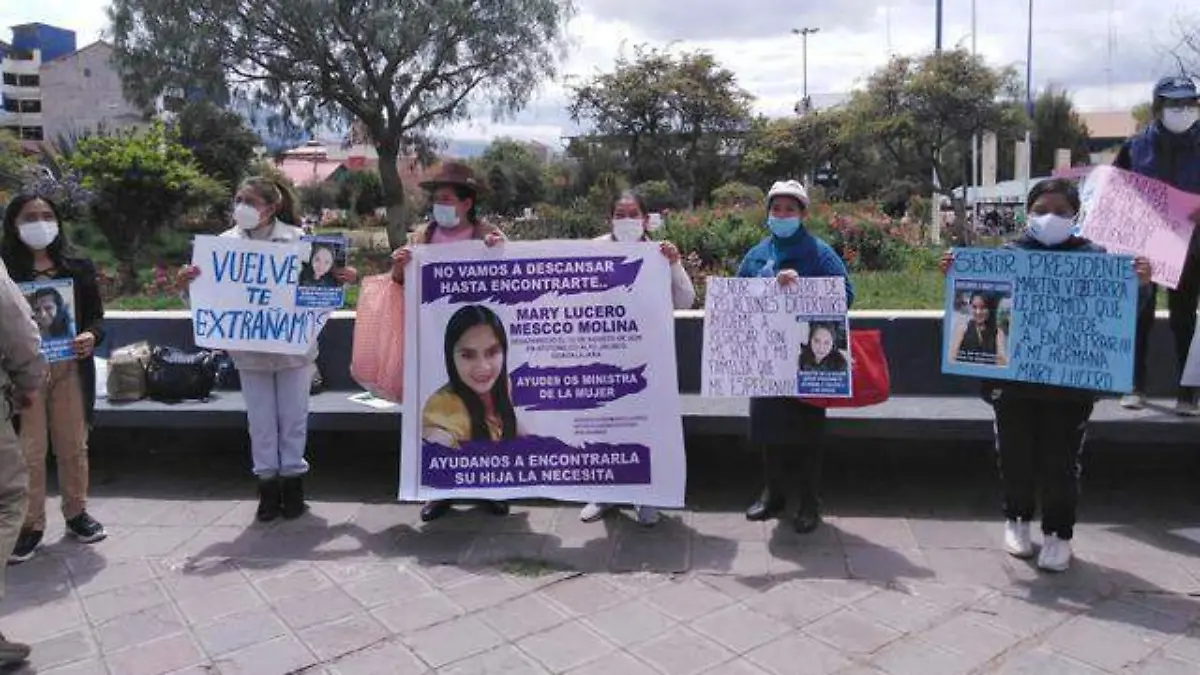 Joven peruana desaparecida