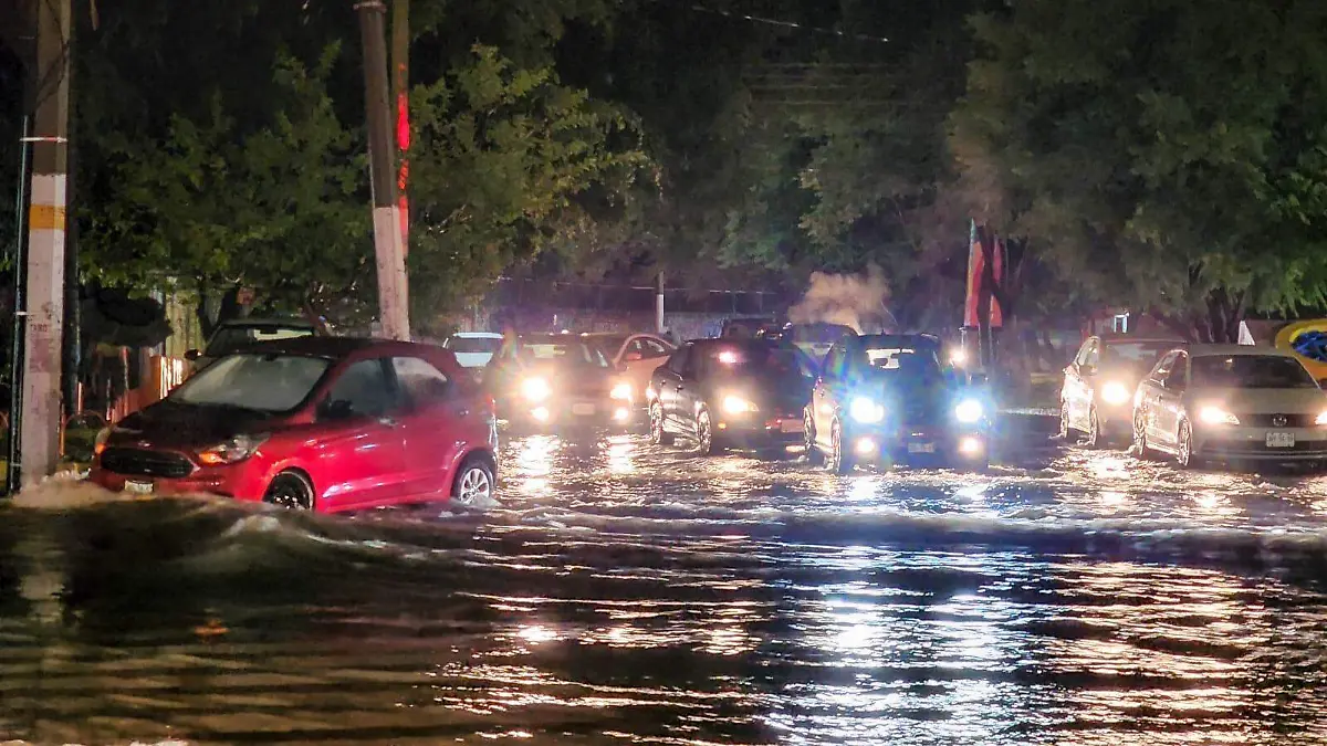 Intensas lluvias en la ZMG