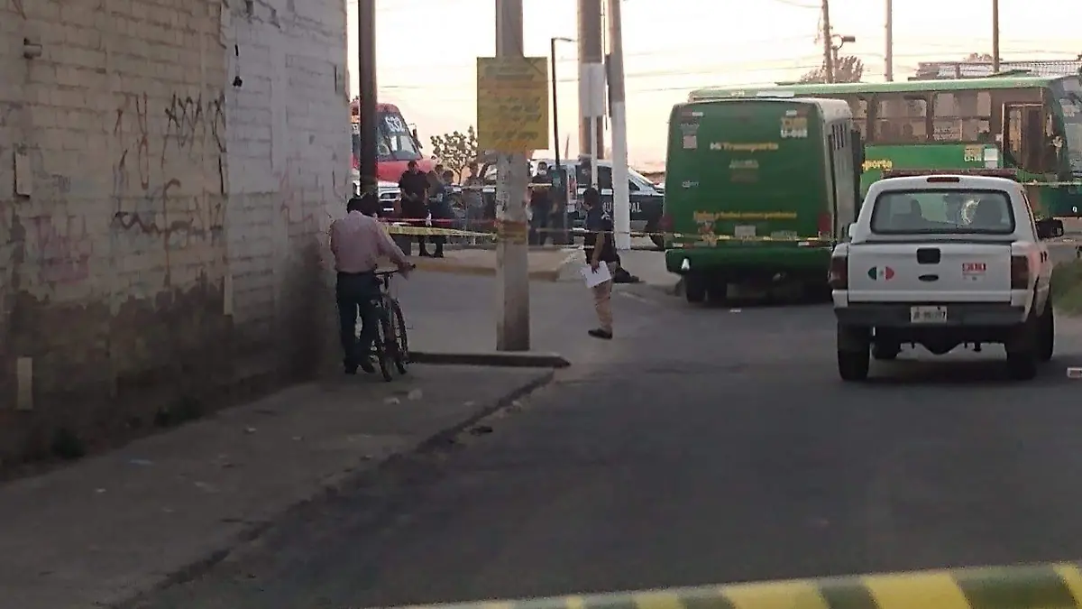 Mujer es atropellada por el transporte público