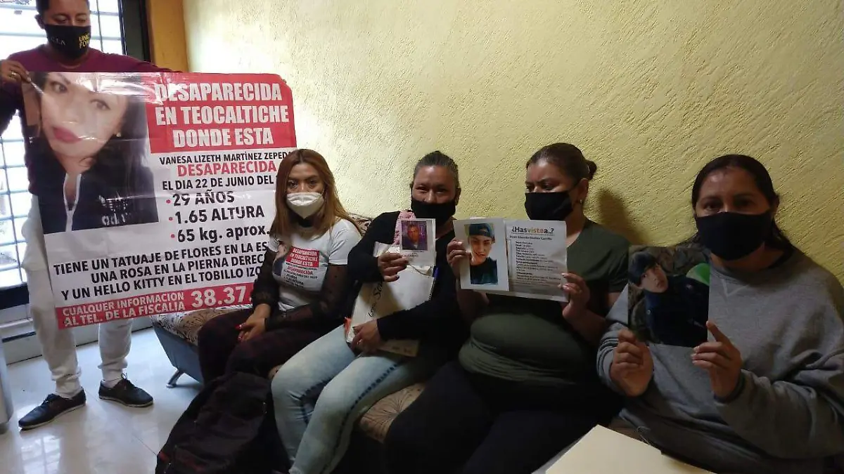 Familiares de desaparecidos en Teocaltiche