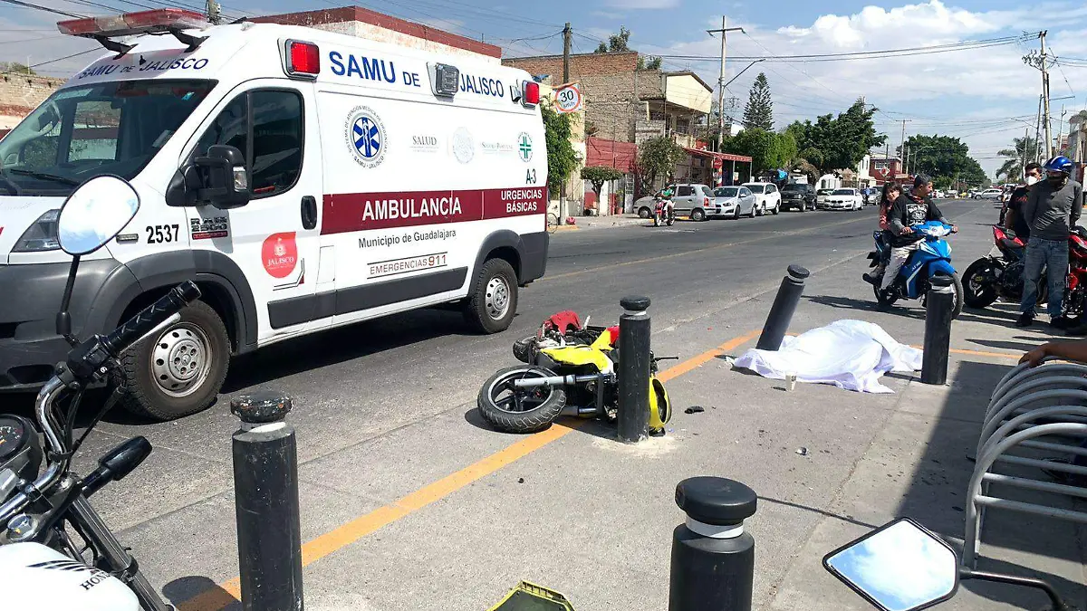 Muerte motociclista