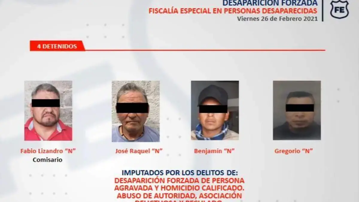 Fiscalía Especial en Personas Desaparecidas