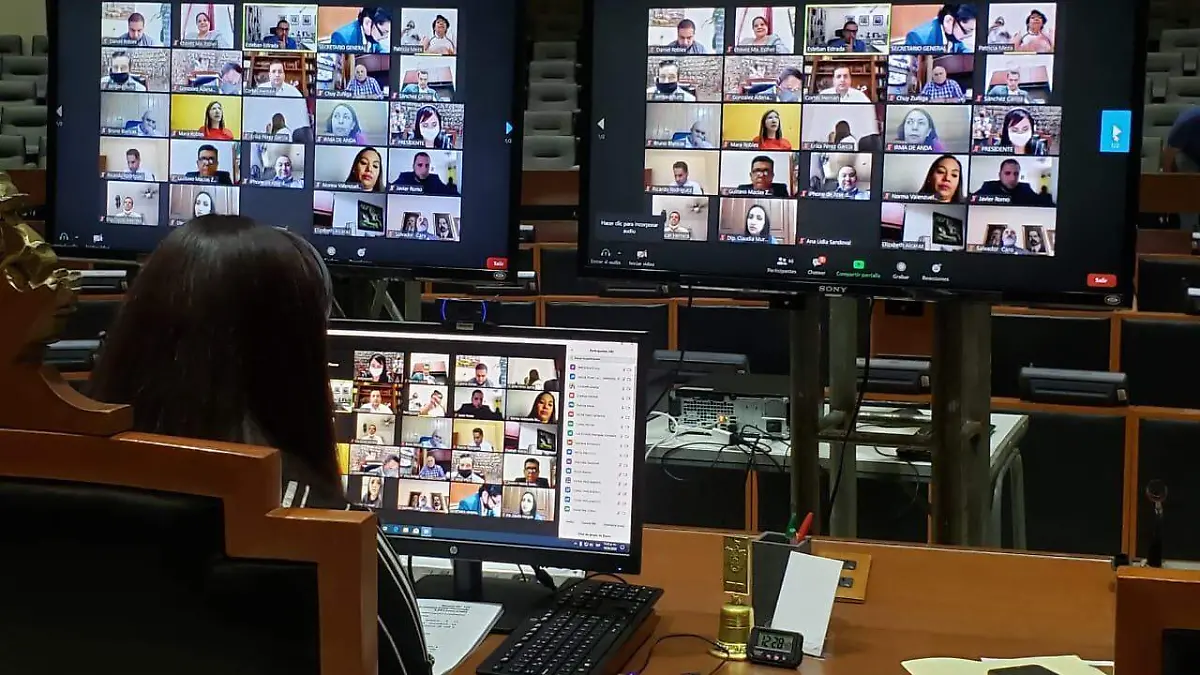 Sesión virtual Congreso de Jalisco