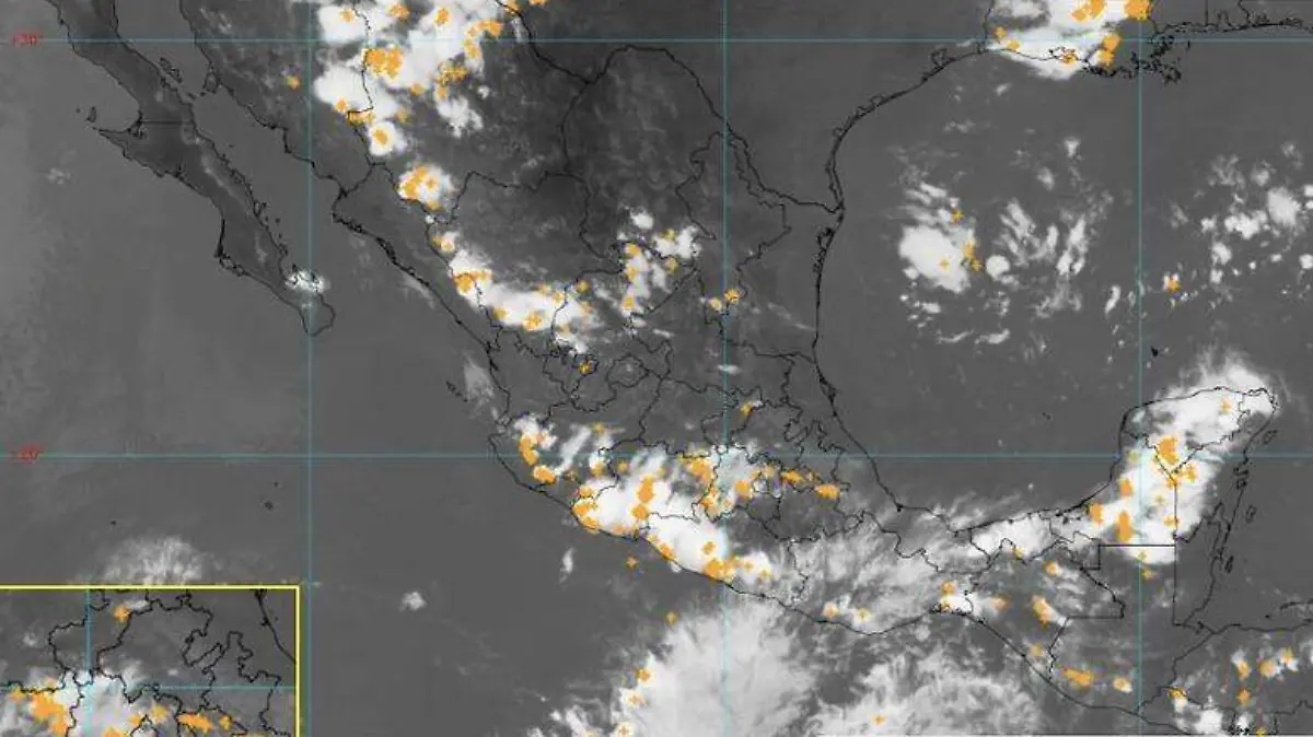 Lluvias en el territorio nacional