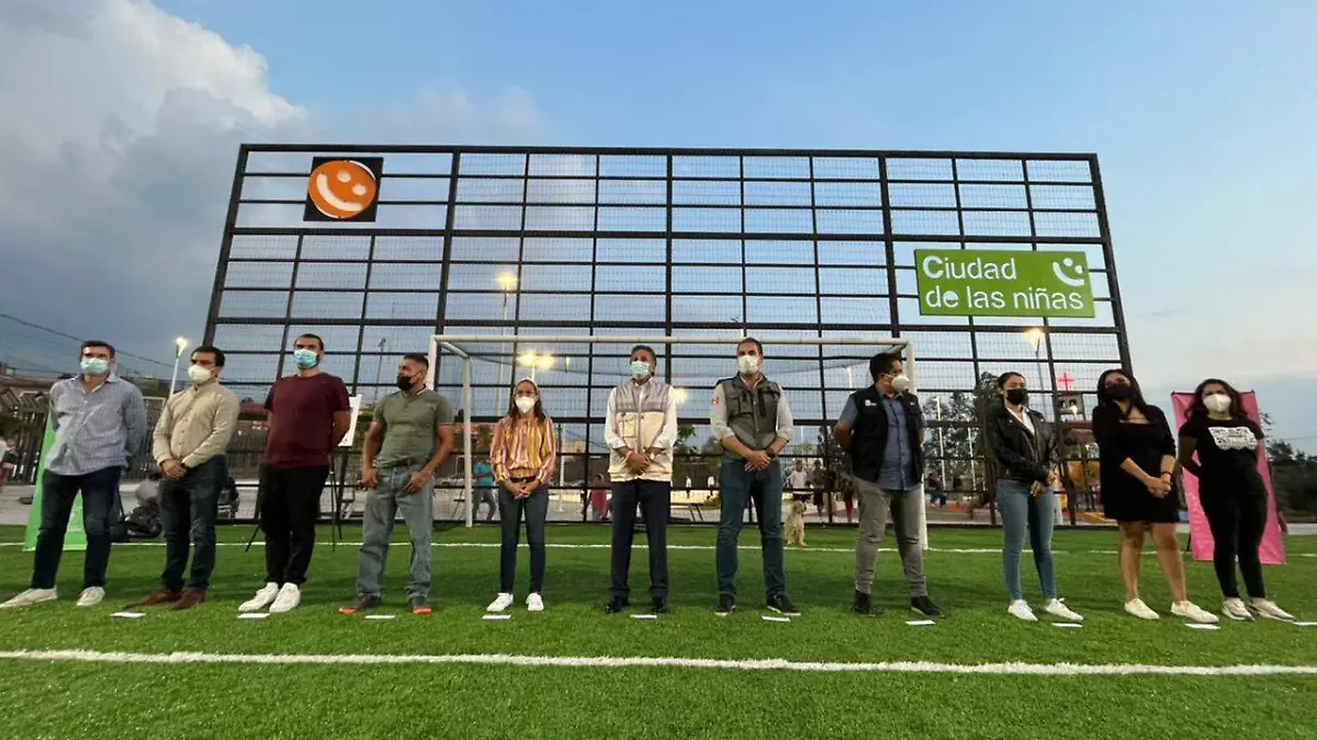 Inauguración unidad deportiva en Jardines del Vergel