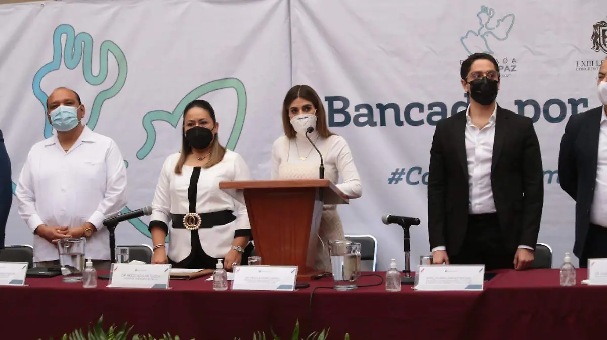 Presentan Bancada por la Paz en el Congreso del Estado