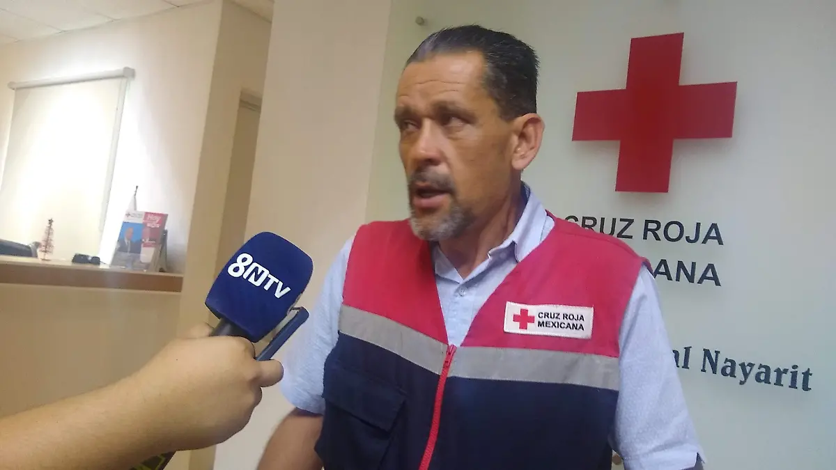 Delegado estatal de la Cruz Roja en Nayarit