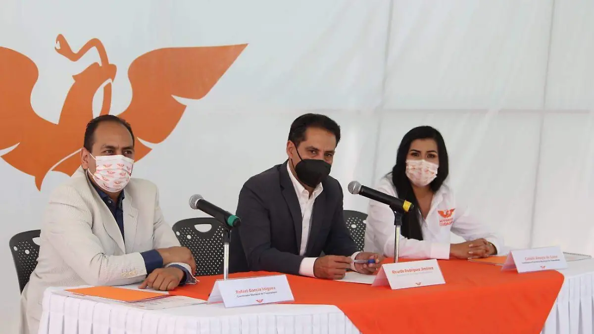 Movimiento Ciudadano rueda de prensa Citlalli Amaya