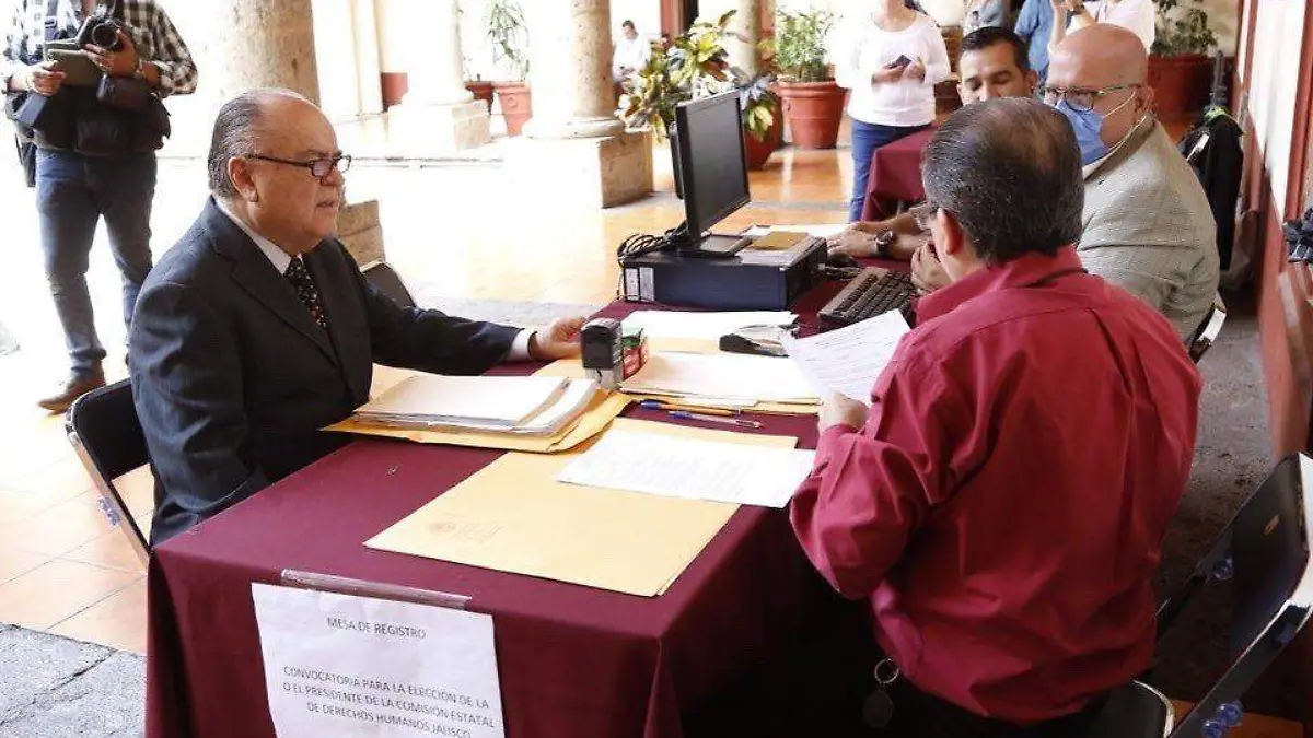 Registro de aspirantes a ocupar la presidencia de la CEDHJ