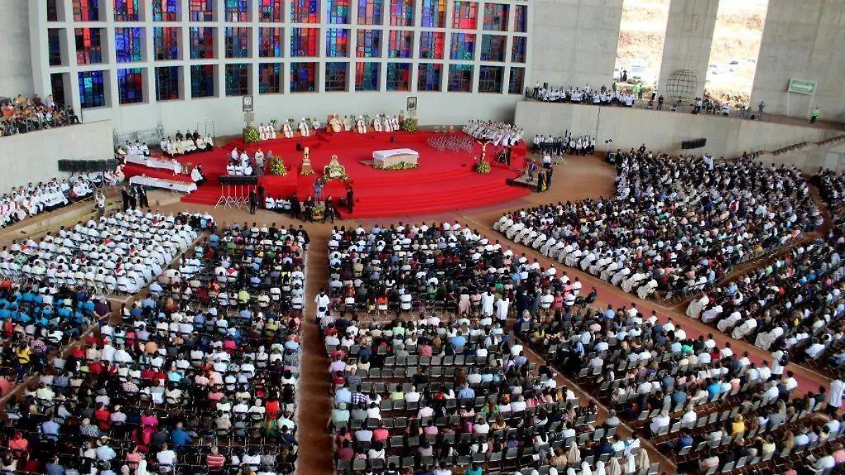 Ceremonia en el Santuario de los Mártires
