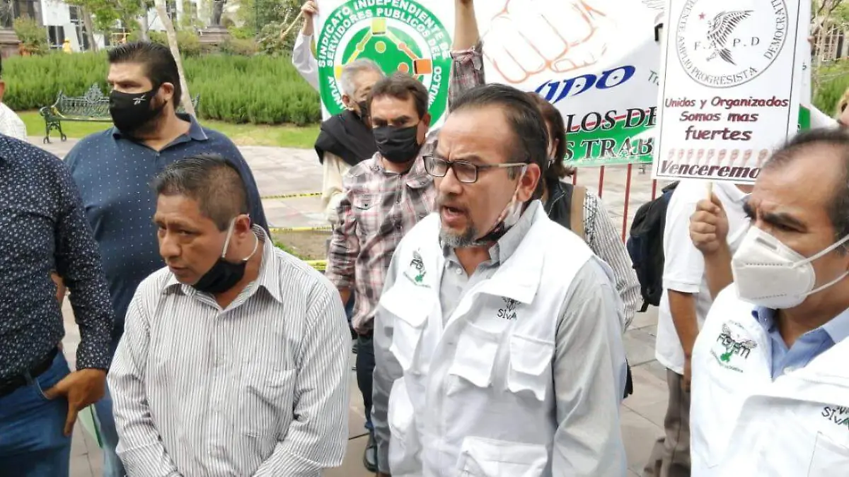 Manifestación Federación General de Trabajadores del Estado y Municipios (FGTEM)