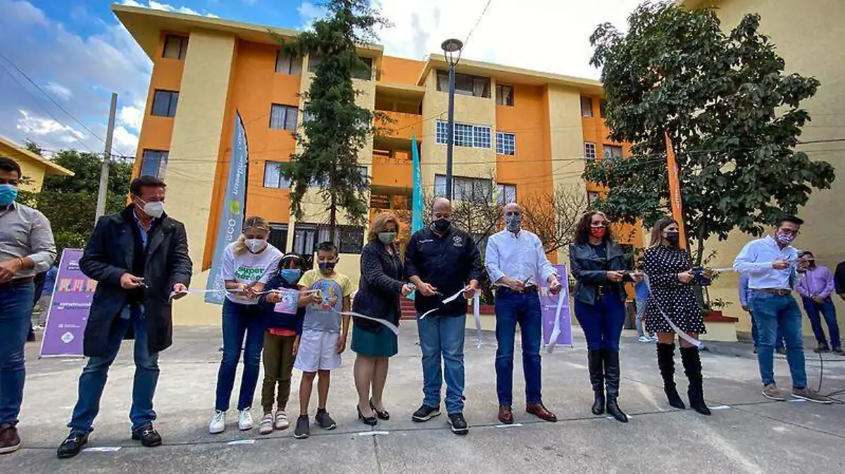 Rehabilitación de módulos de la Unidad Habitacional El Sauz